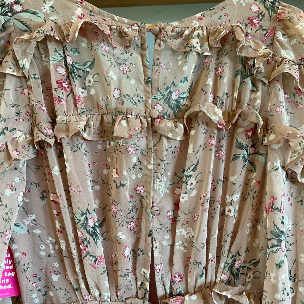 NWT Buddy Love Pia Long Sleeve Maxi Dress - Picture 6 of 13